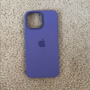 Apple Deep Purple Silicone Phone Case iPhone 14 Pro Max